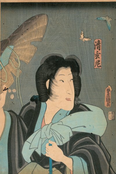 Básník a motýl, vydal Otaya Takichi od Utagawa Kunisada
