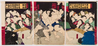 Je to malé pole m a je to rs. Kuniteru Utagawa (1808-1876) - Sumomo wresters, od Kuniteru, Utagawa (1808-1876). Prášek r je d-ku t. P Prášek Riva c Teplota země od Utagawa Kuniteru