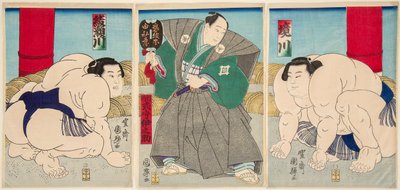 Je to malé m pole a je to s u te rs. Kuniteru Utagawa (1808-1876) od Utagawa Kuniteru