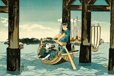 Výlety lodí od Utagawa Kuniyoshi