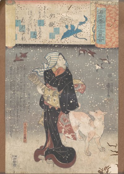 Večerní tváře od Utagawa Kuniyoshi