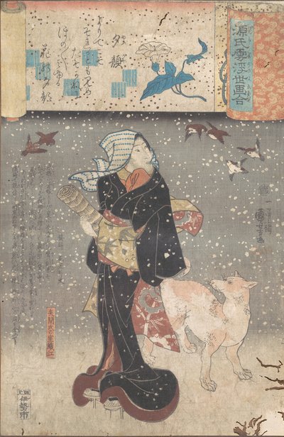 Evening Faces, ca. 1845-46. od Utagawa Kuniyoshi