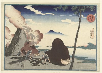 Imado v Asakuse Asakusa Imado (titul na objektu) Slavná místa ve východním hlavním městě (název série) Toto meisho (název série na objektu) od Utagawa Kuniyoshi