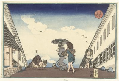 Kasumigaseki (název na objektu) Slavná místa ve východním hlavním městě (název série) Toto meisho (název série na objektu) od Utagawa Kuniyoshi