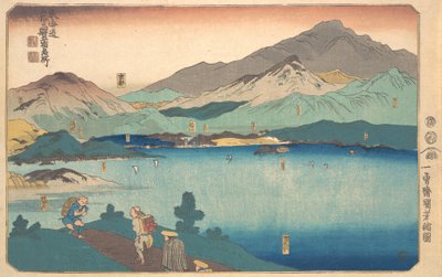 Mizuchi, Ishibe, Kusatsu, Otsu, Ito, 1840. od Utagawa Kuniyoshi