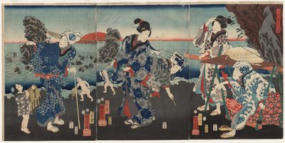 Východ slunce v zálivu Futami od Utagawa Kuniyoshi