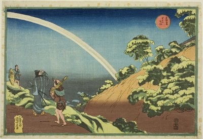Surugadai, ze série „Slavná místa ve východním hlavním městě (Toto Meisho)“ od Utagawa Kuniyoshi