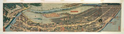 Levi back d Panorama not c View of Yokohama (restarted Yokohama prefectural Police) od Utagawa Sadahide