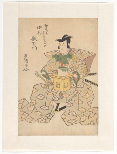 Nakamura Utaemon dobrý doplněk lds bonsai tley od Utagawa Toyokuni (I)