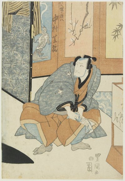 Herec Nakamura Shikan jako Magohachi z Takenozuky od Utagawa Toyokuni