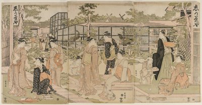 Čajovna Shika od Utagawa Toyokuni