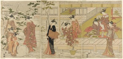 Parodie na stroj f8 od Utagawa Toyokuni I