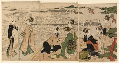 Výlet k moři od Utagawa Toyokuni I