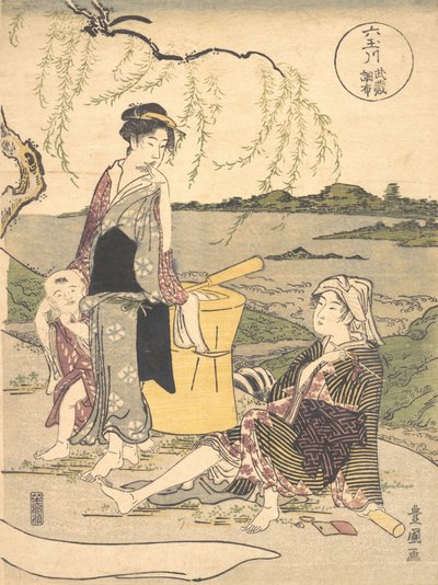 Chofuova řeka Tama? 1789. od Utagawa Toyokuni I