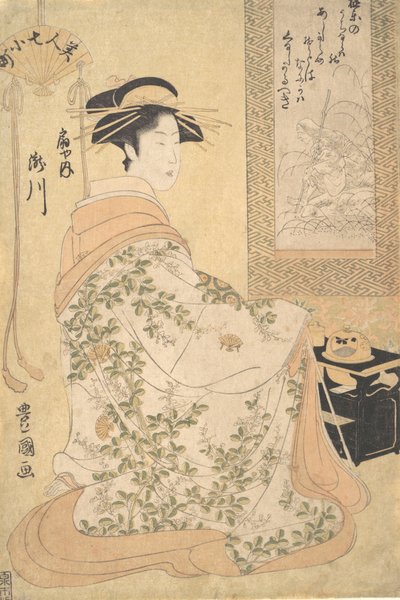 Takigawa z Ogiya Pleasure House, počátek 19. století. od Utagawa Toyokuni I