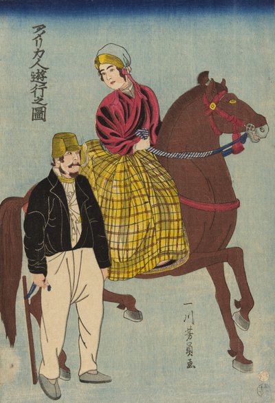 Američané na výletě od Utagawa Yoshikazu