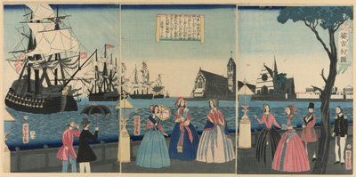 Yen gan d (britská země) od Utagawa Yoshitora