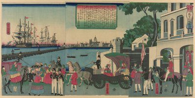 Tepo RT Ofondon, Sono Gand (propuštěn z Londýna, Anglie), z Teseries (Bangkok Famous Places)“ od Utagawa Yoshitora