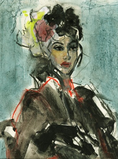 Elegantní módní portrét od Ute Rathmann