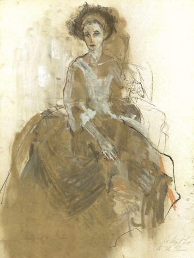 Portrét elegantní dámy od Ute Rathmann