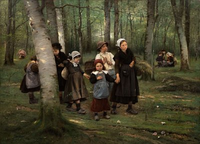 Děti v lese, 1891. od Vaclav Brozik