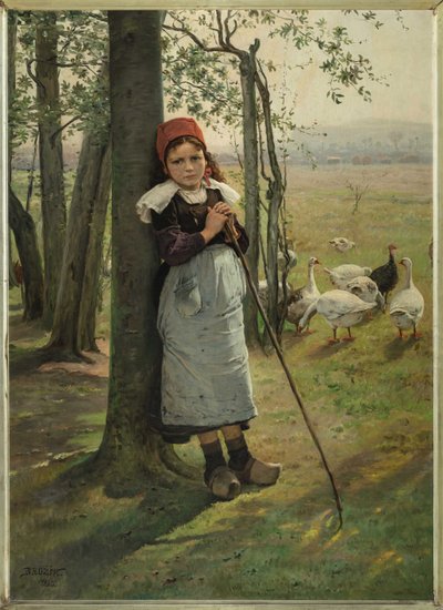 The Goose Girl, asi 1885. od Vaclav Brozik