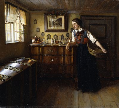 Chvilka odpočinku, 1918 od Valdemar Kornerup