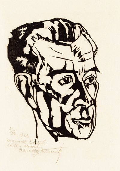Portrét skladatele Maurice Ravela 1875-1937, 1923. od Valentijn Edgar Van Uytvanck