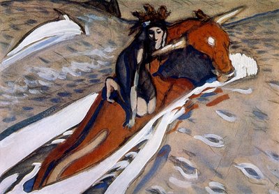 Únos Evropy 1910 Valentinem Serovem od Valentin Aleksandrovich Serov