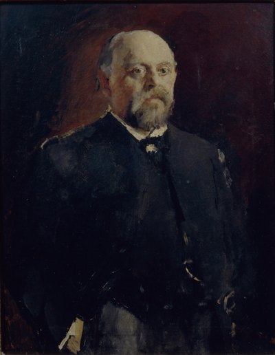 Portrét Savvy Mamontova 1841-1918, 1890 od Valentin Aleksandrovich Serov