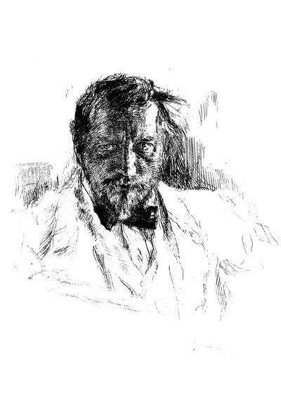Autoportrét, 1898. od Valentin Aleksandrovich Serov