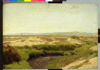 Na Luneburg Heath, 1887 (olej na papíře) od Valentin Ruths