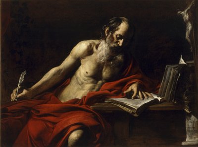 Svatý Jeroným, 1618-1622 od Valentin de Boulogne