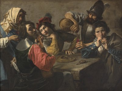 Koncert (olej na plátně) od Valentin de Boulogne