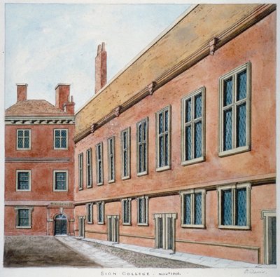 Sion College, City of London, 1806 od Valentine Davis
