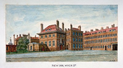 Pohled na New Inn na Wych Street, Westminster, Londýn, c1800 od Valentine Davis