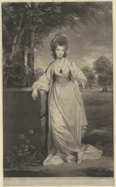 Lady Elizabeth Compton, 1781. od Valentine Green
