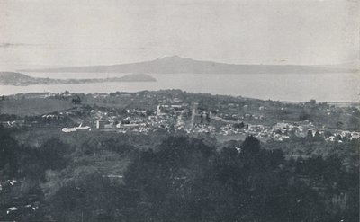 Auckland Harbour, 1924 od Valentine and Sons Ltd