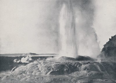 Gejzír, Nový Zéland, 1924 od Valentine and Sons Ltd