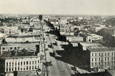 Winnipeg To-Day, Při pohledu Na Hlavní Ulice. - Rychlý růst moderní Kanady, c1930. od Valentine and Sons Ltd