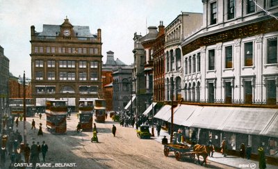 Castle Place, Belfast, počátek 20. století. od Valentine and Sons Publishing Co