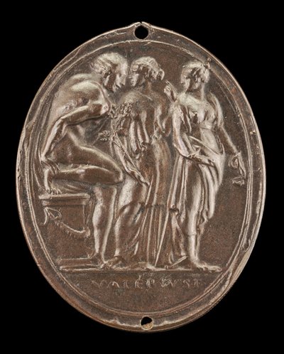 Orestes propuštěn z Fúrie, pravděpodobně ve 20. letech 16. století, před rokem 1540. od Valerio Belli