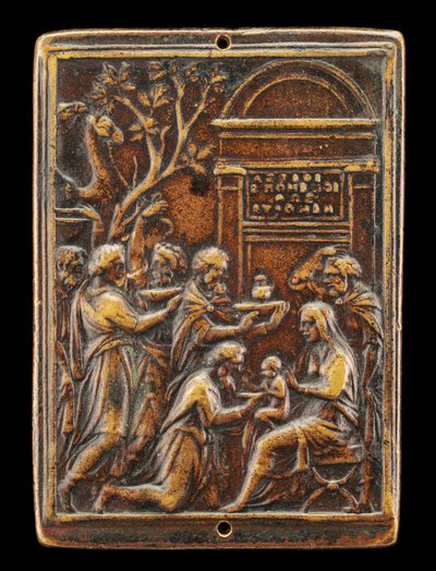 Klanění tří králů [avers], c. 30. léta 16. století. od Valerio Belli