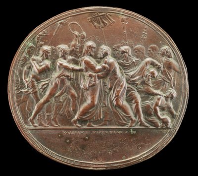Zrada Krista, 1525 nebo později. od Valerio Belli