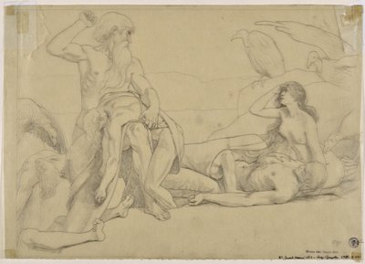 Studie na „“Les tears“ (kresba) od Valère Bernard
