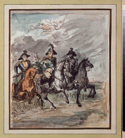 Přehlídka při inauguraci pomníku Minina a Požarského v Moskvě dne 20. února 1818 (Přehlídka na otevření pomníku Minina a Požarského v Moskvě od Vasili Andreevich Tropinin