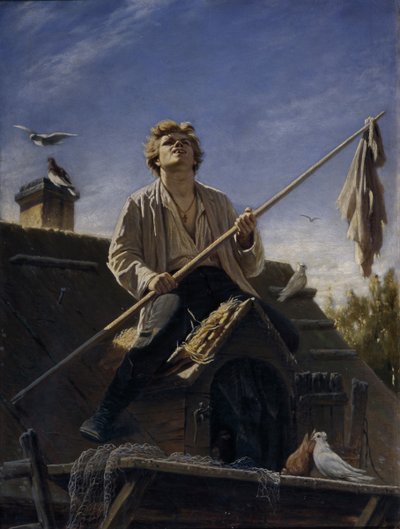 Chovatel holubů, 1874 od Vasili Grigorevich Perov
