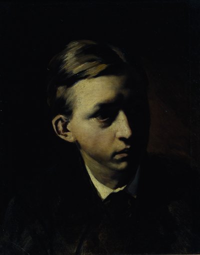 Portrét malíře Nikolaje Alexejeviče Kasatkina 1859-1930, 1876 od Vasili Grigorevich Perov
