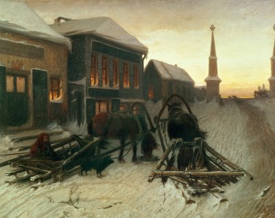 Poslední krčma u městských bran od Vasili Grigorevich Perov