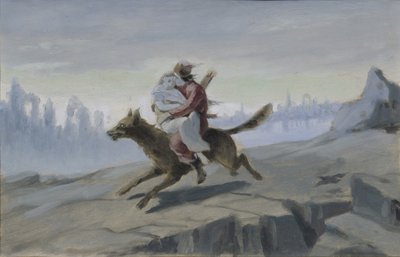 Ivan Carevič na Šedém vlku, konec 70. let 19. století – začátek 80. let 19. století od Vasili Grigorevich Perov